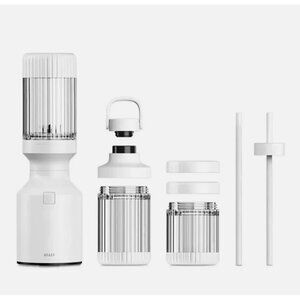 New! Beast Blender Deluxe, 3 Vessels, 3 Storage Lids, 2 Drink Lids,2 Carry Caps